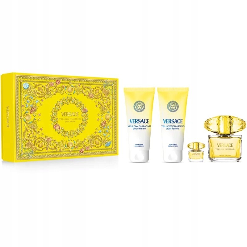 Versace Ladies Versace Yellow Diamond Gift Set Fragrances (Wholesale) - Luxurious Fragrance Available Online in Hong Kong & China