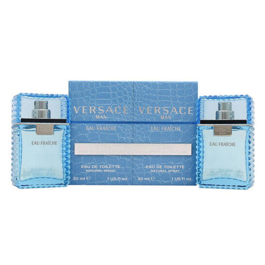 Versace Men's Eau Fraiche Duo Set Gift Set Fragrances (Wholesale) - Luxurious Fragrance Available Online in Hong Kong & China