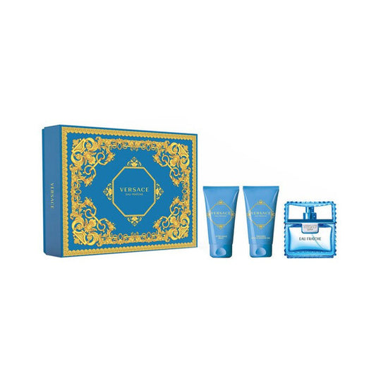 Versace Men's Eau Fraiche Gift Set Bath & Body - Luxurious Fragrance Available Online in Hong Kong & China