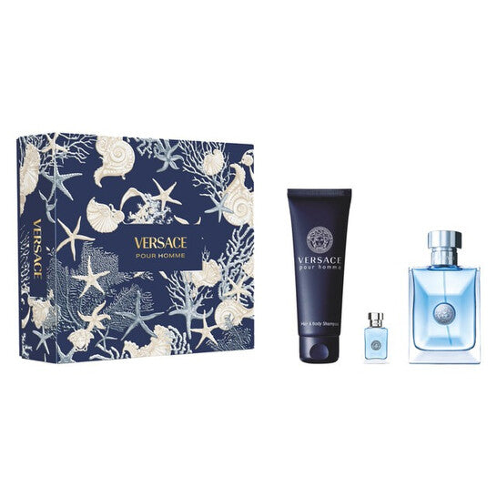 Versace Men's Pour Homme 3pcs EDT Gift Set Fragrances (Wholesale) - Luxurious Fragrance Available Online in Hong Kong & China