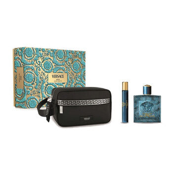 Versace Men's Versace Eros 3pcs EDT Gift Set Fragrances (Wholesale) - Luxurious Fragrance Available Online in Hong Kong & China
