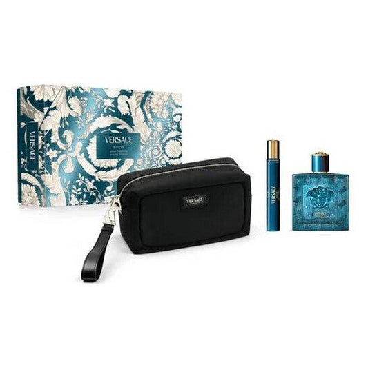 Versace Men's Versace Eros 3pcs EDT Gift Set Fragrances (Wholesale) - Luxurious Fragrance Available Online in Hong Kong & China