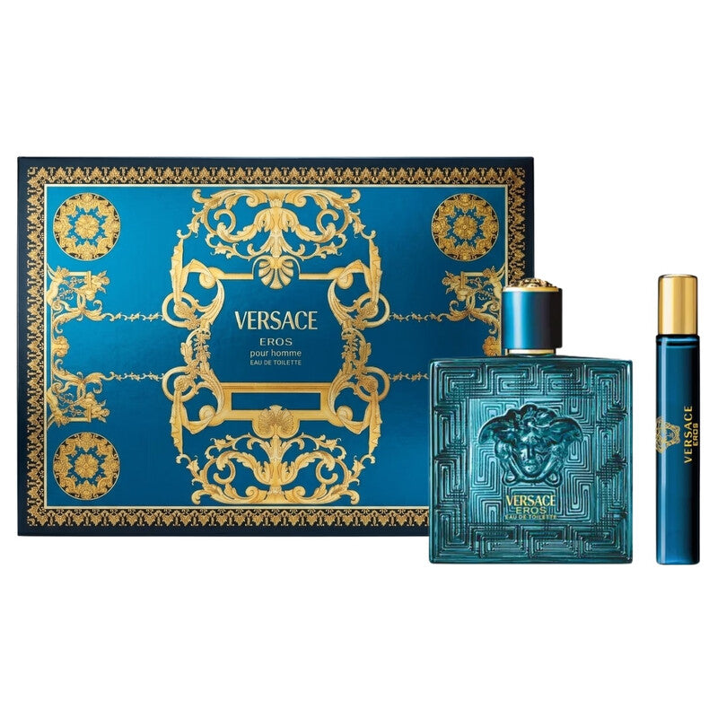 Versace Men's Versace Eros Gift Set Fragrances - Luxurious Fragrance Available Online in Hong Kong & China