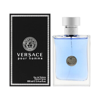 Versace Signature Homme by Versace EDT Spray (blue / Silver) 3.3 oz (m) - Luxurious Fragrance Available Online in Hong Kong & China