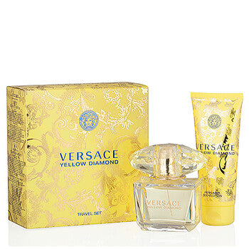 Versace Yellow Diamond / Versace Travel 2pcs EDT Gift Set (w) (Wholesale) - Luxurious Fragrance Available Online in Hong Kong & China