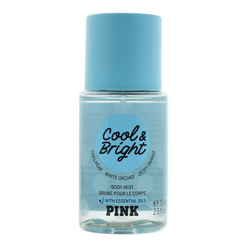 Victoria Secret Ladies Cool & Bright Pink Body Mist 2.5 oz Fragrances - Luxurious Fragrance Available Online in Hong Kong & China