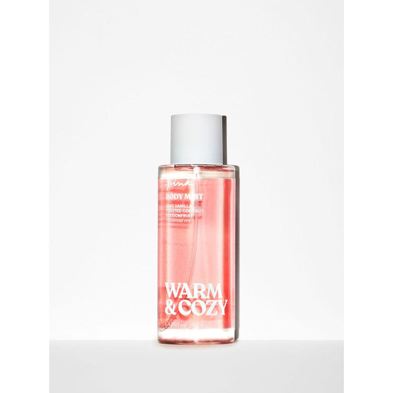 Victoria Secret Ladies Pink Warm & Cozy Body Mist Fragrances - Luxurious Fragrance Available Online in Hong Kong & China