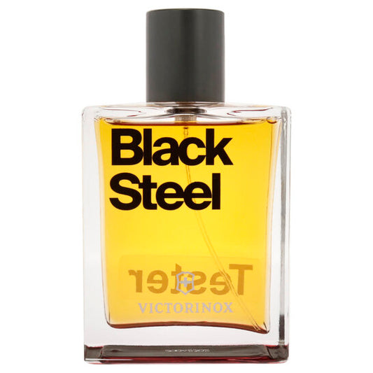Victorinox Men's Black Steel EDT Spray 3.4 oz (Tester) Fragrances - Luxurious Fragrance Available Online in Hong Kong & China