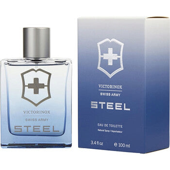 Victorinox Men's Swiss Army Steel EDT Spray 3.4 oz - Luxurious Fragrance Available Online in Hong Kong & China