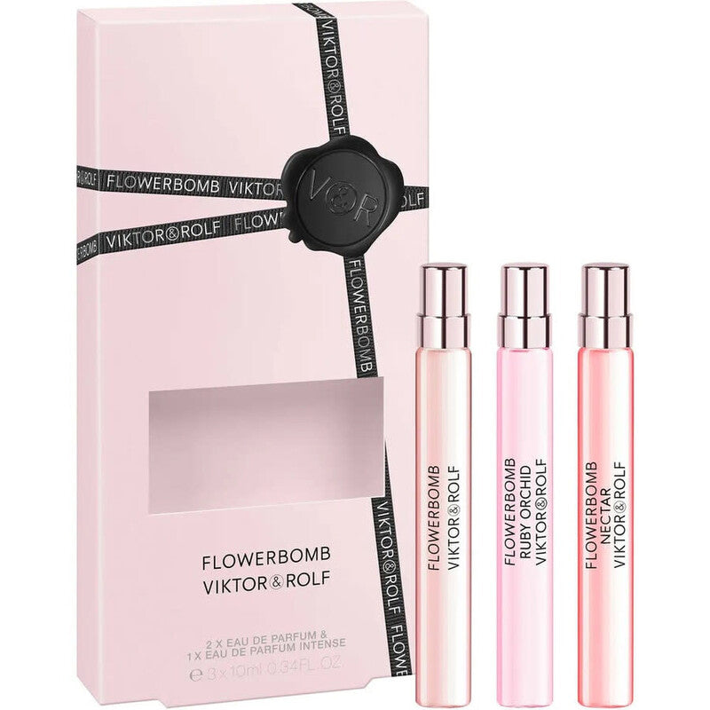 Viktor & Rolf Ladies Flowerbomb Mini Set 3 oz Gift Set Fragrances (Wholesale) - Luxurious Fragrance Available Online in Hong Kong & China