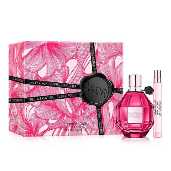 Viktor & Rolf Ladies Flowerbomb Ruby Orchid Gift Set Fragrances - Luxurious Fragrance Available Online in Hong Kong & China