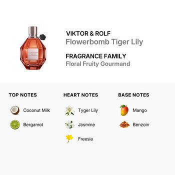 Viktor & Rolf Ladies Flowerbomb Tiger Lily EDP Spray 3.4 oz (Tester) (Wholesale) - Luxurious Fragrance Available Online in Hong Kong & China