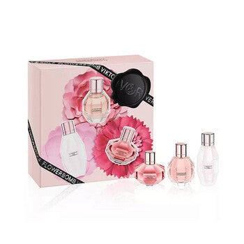 Viktor & Rolf Ladies Flowerbomb Trio Set Gift Set - Luxurious Fragrance Available Online in Hong Kong & China