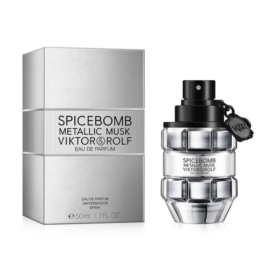 Viktor & Rolf Men's Spicebomb Metallic Musk EDP Spray 1.7 oz Fragrances - Luxurious Fragrance Available Online in Hong Kong & China
