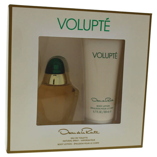 Oscar De La Renta Volupte by Oscar De La Renta for Women - 2 Pc Gift Set 3.4oz EDT Spray, 6.7oz Body Lotion - Luxurious Fragrance Available Online in Hong Kong & China