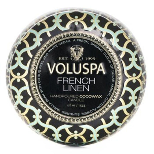 Voluspa Unisex French Linen 4 oz Scented Candle - Luxurious Fragrance Available Online in Hong Kong & China
