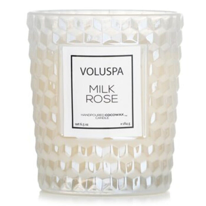 Voluspa Unisex Milk Rose 6.5 oz Scented Candle (Wholesale) - Luxurious Fragrance Available Online in Hong Kong & China