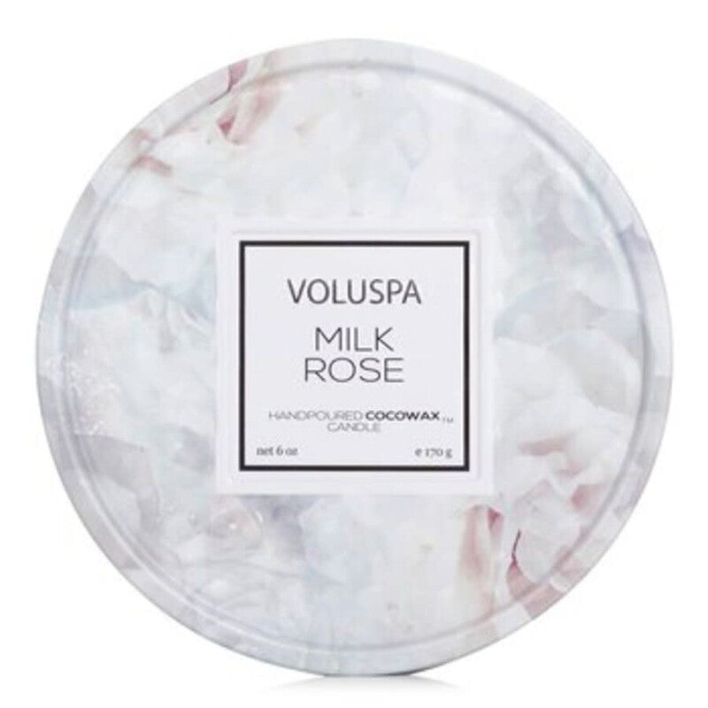 Voluspa Unisex Milk Rose 6 oz Scented Candle - Luxurious Fragrance Available Online in Hong Kong & China