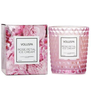 Voluspa Unisex Rose Petal Ice Cream 6.5 oz Scented Candle (Wholesale) - Luxurious Fragrance Available Online in Hong Kong & China