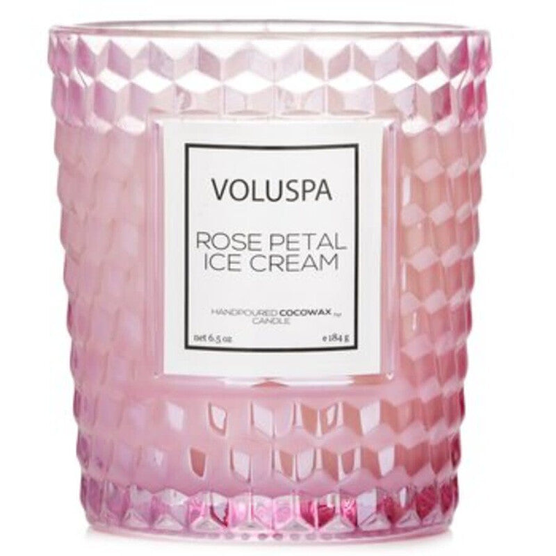 Voluspa Unisex Rose Petal Ice Cream 6.5 oz Scented Candle (Wholesale) - Luxurious Fragrance Available Online in Hong Kong & China
