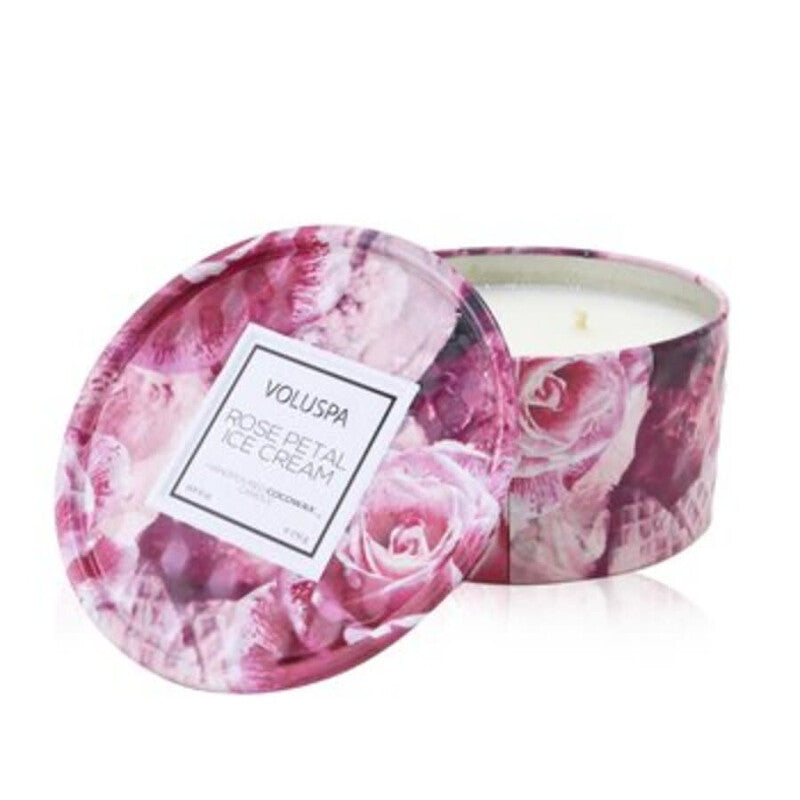 Voluspa Unisex Rose Petal Ice Cream 6 oz Scented Candle - Luxurious Fragrance Available Online in Hong Kong & China