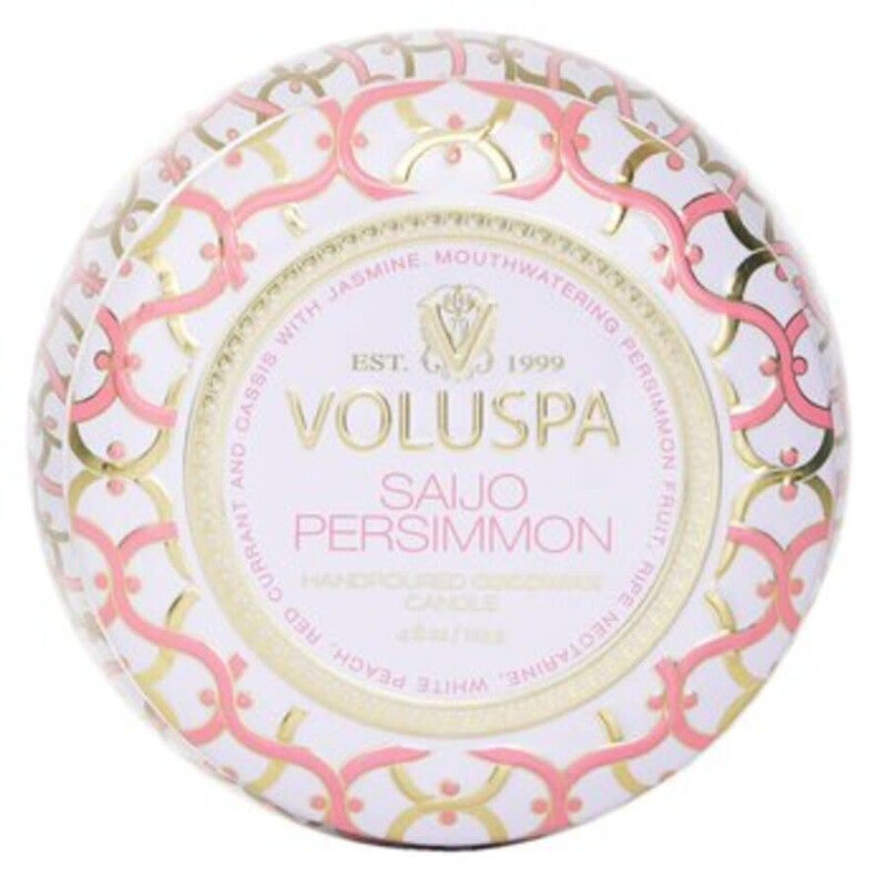 Voluspa Unisex Saijo Persimmon 4 oz Scented Candle - Luxurious Fragrance Available Online in Hong Kong & China