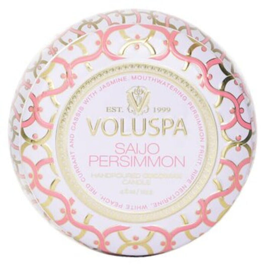 Voluspa Unisex Saijo Persimmon 4 oz Scented Candle - Luxurious Fragrance Available Online in Hong Kong & China
