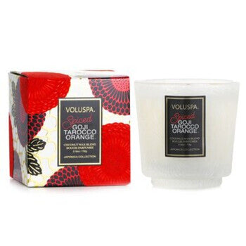 Voluspa Unisex Spiced Goji Tarocco Orange 2.5 oz Scented Candle (Wholesale) - Luxurious Fragrance Available Online in Hong Kong & China