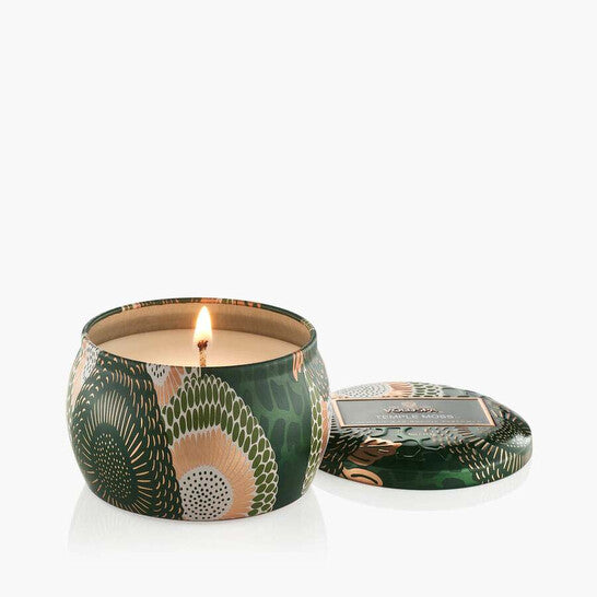 Voluspa Unisex Temple Moss Mini Tin Japonica 4 oz Scented Candle - Luxurious Fragrance Available Online in Hong Kong & China