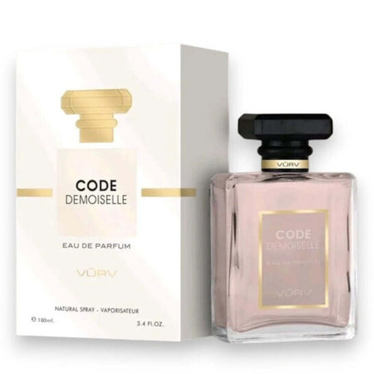 Vurv Ladies Code Demoiselle EDP Spray 3.4 oz Fragrances - Luxurious Fragrance Available Online in Hong Kong & China