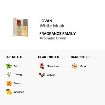 Jovan White Musk for Men by Jovan Cologne Spray 3.0 oz (m) - Luxurious Fragrance Available Online in Hong Kong & China
