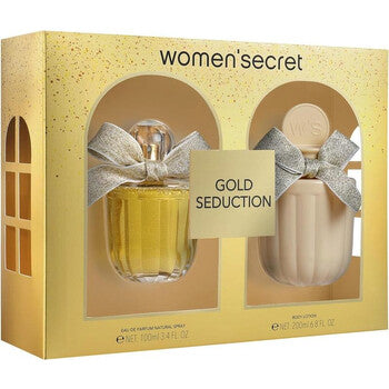 Women'Secret Ladies Gold Seduction Gift Set - Luxurious Fragrance Available Online in Hong Kong & China