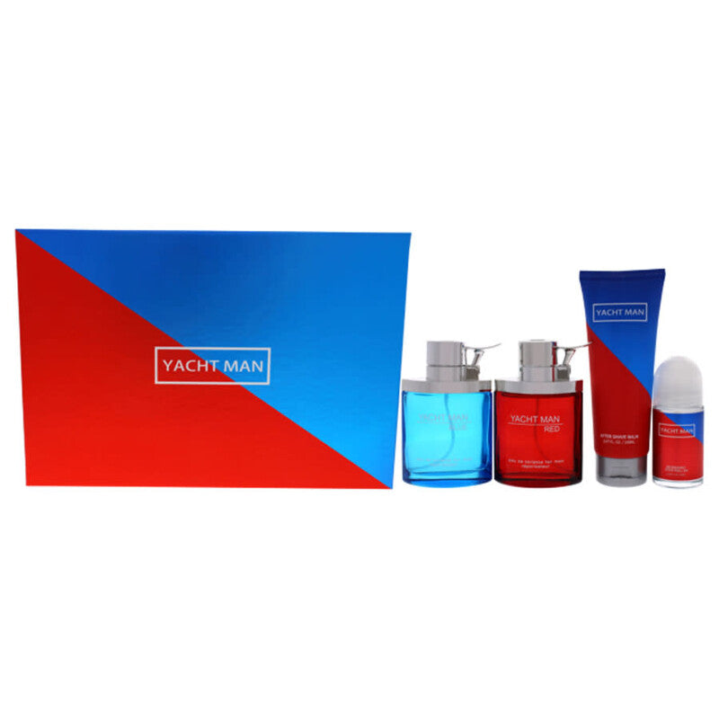 Myrurgia Yacht Man Blue and Yacht Man Red by Myrurgia for Men - Pc Gift Set .oz Red EDT Spray, .oz Blue EDT (Wholesale) - Luxurious Fragrance Available Online in Hong Kong & China