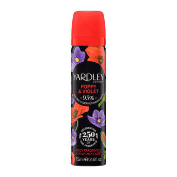 Yardley Of London Ladies Poppy & Violet Spray 2.5 oz Bath & Body - Luxurious Fragrance Available Online in Hong Kong & China