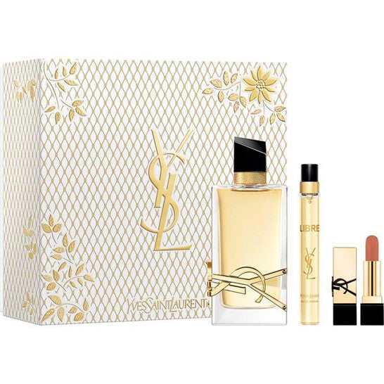 Yves Saint Laurent Ladies Libre 3pcs EDP Gift Set Fragrances (Wholesale) - Luxurious Fragrance Available Online in Hong Kong & China