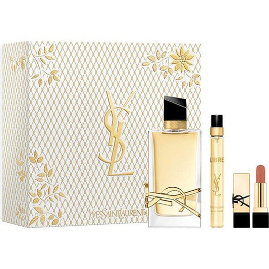 Yves Saint Laurent Ladies Libre 3pcs EDP Gift Set Fragrances (Wholesale) - Luxurious Fragrance Available Online in Hong Kong & China
