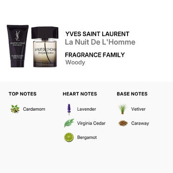 Yves Saint Laurent Men's La Nuit L'Homme Gift Set - Luxurious Fragrance Available Online in Hong Kong & China