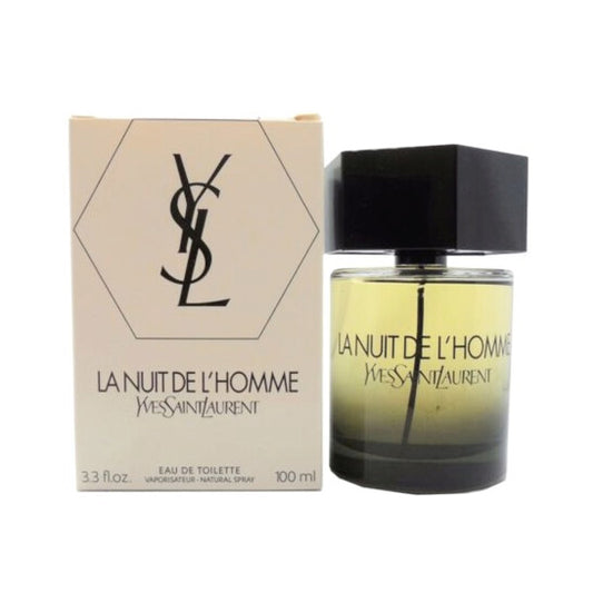 Yves Saint Laurent Men's Lanuit De LHomme EDT Spray 3.3 OZ Fragrances - Luxurious Fragrance Available Online in Hong Kong & China