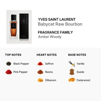 Yves Saint Laurent Unisex Babycat Raw Bourbon EDP Spray 4.2 oz Fragrances (Wholesale) - Luxurious Fragrance Available Online in Hong Kong & China