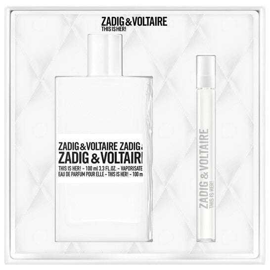 Zadig & Voltaire Ladies This Is Her! Gift Set Fragrances - Luxurious Fragrance Available Online in Hong Kong & China