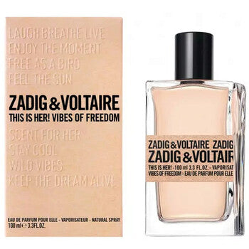 Zadig & Voltaire Ladies This Is Her! Vibes Of Freedom EDP Spray 3.4 oz - Luxurious Fragrance Available Online in Hong Kong & China