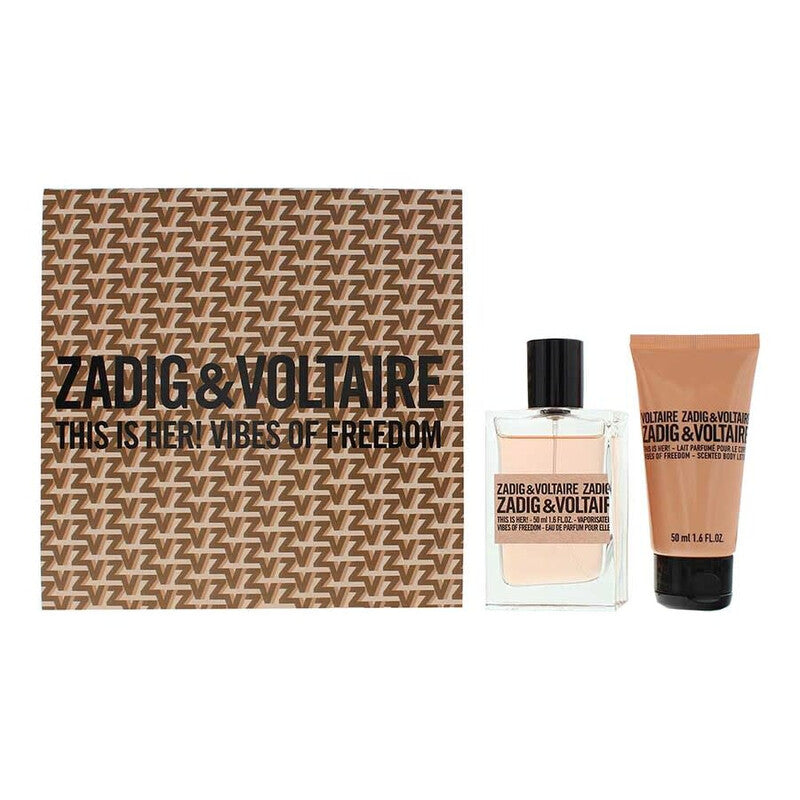 Zadig & Voltaire Ladies This Is Her Vibes Of Freedom Gift Set Fragrances (Wholesale) - Luxurious Fragrance Available Online in Hong Kong & China