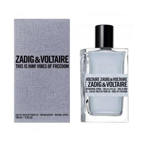 Zadig & Voltaire Men's This Is Him! Vibes Of Freedom EDT 3.4 oz Fragrances (Wholesale) - Luxurious Fragrance Available Online in Hong Kong & China