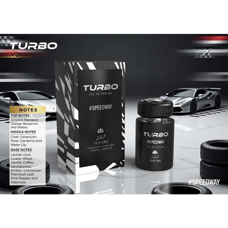 Zakat Unisex Turbo Speedway EDP Spray 3.4 oz Fragrances - Luxurious Fragrance Available Online in Hong Kong & China