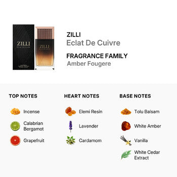 Zilli Men's Eclat De Cuivre EDP Spray 3.4 oz (Wholesale) - Luxurious Fragrance Available Online in Hong Kong & China