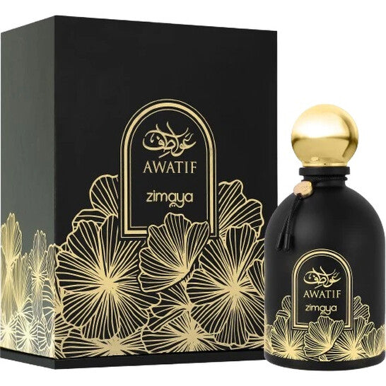 Zimaya Ladies Awatif Black EDP Spray 3.4 oz - Luxurious Fragrance Available Online in Hong Kong & China