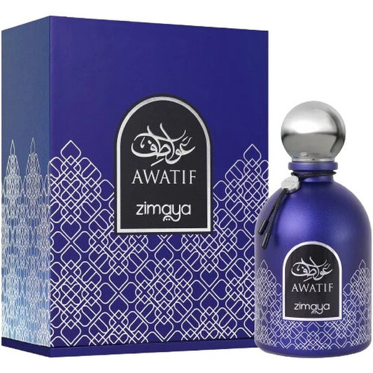 Zimaya Men's Awatif Blue EDP 3.4 oz - Luxurious Fragrance Available Online in Hong Kong & China