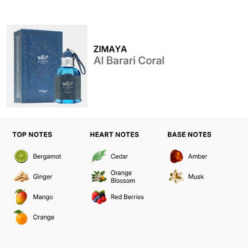 Zimaya Unisex Al Barari Coral EDP Spray 3.4 oz Fragrances (Wholesale) - Luxurious Fragrance Available Online in Hong Kong & China