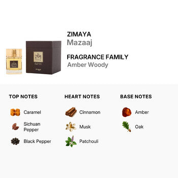 Zimaya Unisex Mazaaj EDP Spray 3.4 oz - Luxurious Fragrance Available Online in Hong Kong & China